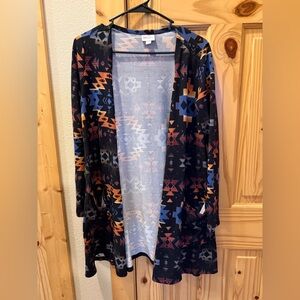 Multicolor Tribal Print Caroline Cardigan